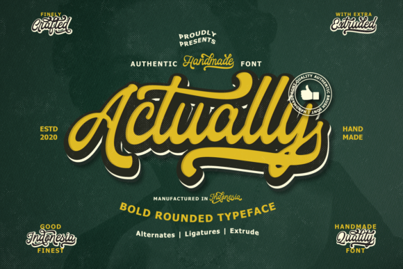 Actually Font Review: A Handwritten Typeface for Modern Brands