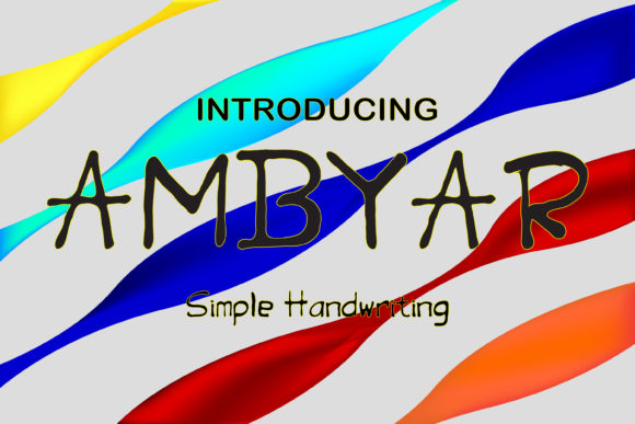 Ambyar: A Quirky Display Font for Bold Campaigns