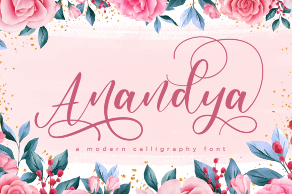 Anandya: A Handwritten Typeface for Editorial Grace