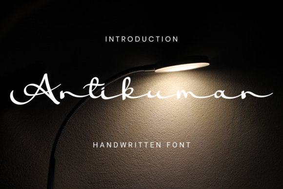 Antikuman Font: Elegant Script for Branding