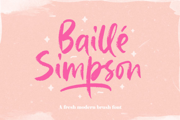 Baille Simpson: A Script Font for Elegant Branding
