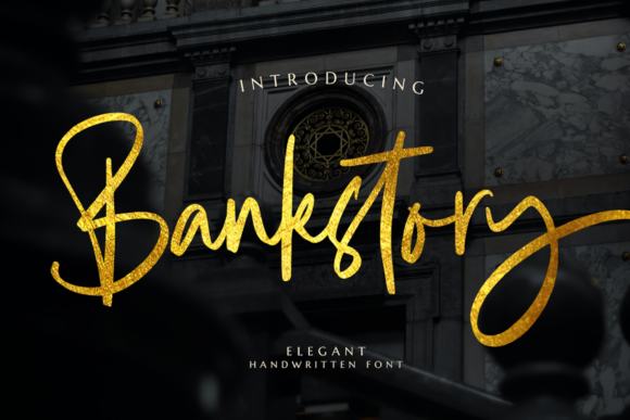Bankstory: A Timeless Handwritten Font for Editorial Design