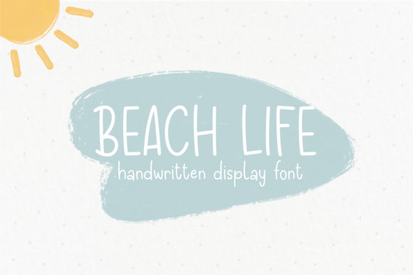 Beach Life Font: A Handwritten Typeface for Makers