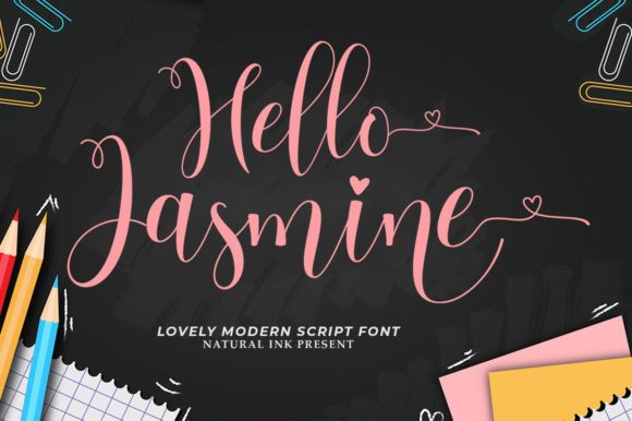 Hello Jasmine: A Script Font for Elegant Branding