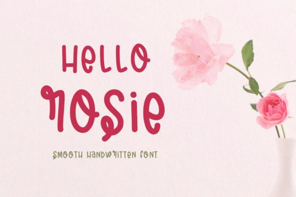Hello Rosie: A Handwritten Font for Web Design