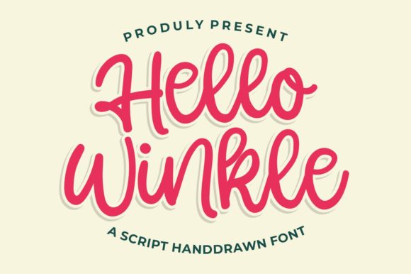Hello Winkle: A Playful Script Font for Marketers