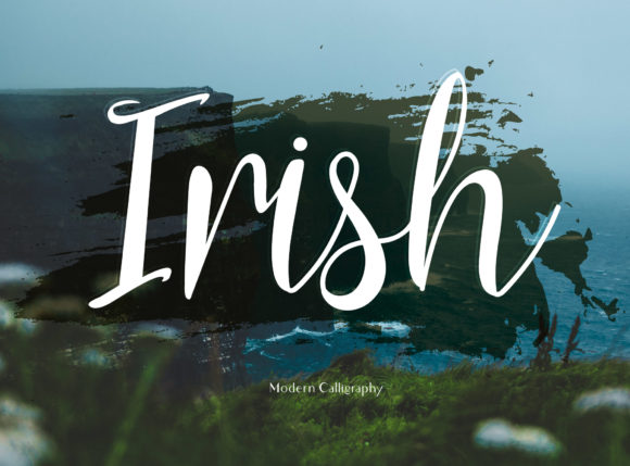 Irish: A Handwritten Font for Warm Brand Identity