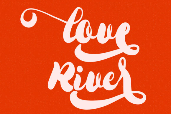 Love River Font: A Designer’s Take on Thick Script Typography