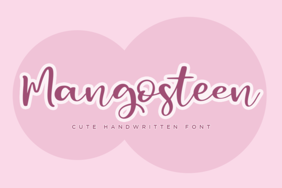 Mangosteen: A Handwritten Font for Editorial Design
