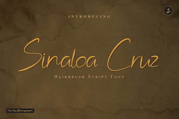 Sinaloa Cruz: A Script Font for Elegant Branding