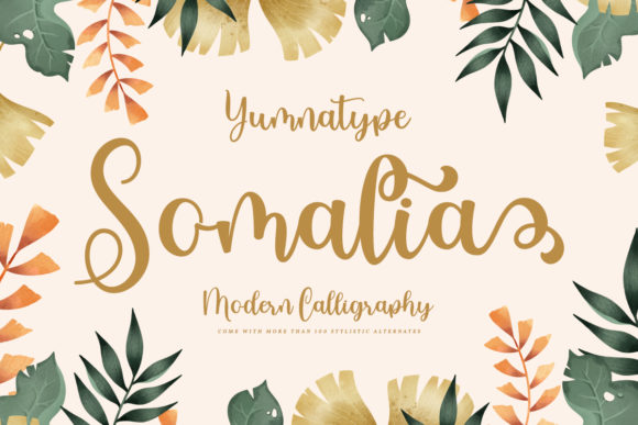 Somalia: A Handwritten Font for Editorial Design