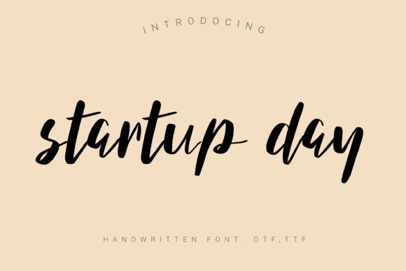 Startup Day Font: Elevate Your Brand Identity