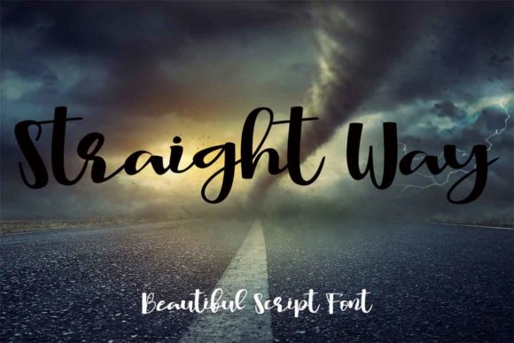 Straight Way: A Timeless Handwritten Font for Branding
