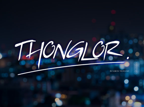Thonglor: A Handwritten Font for Modern Web Design