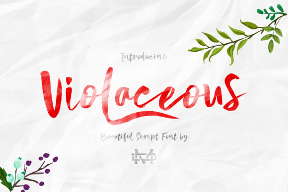 Violaceous: A Timeless Handwritten Font for Crafters