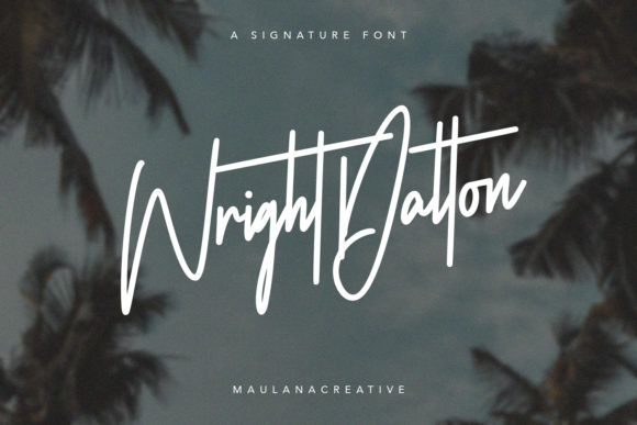 Wright Dalton: A Handwritten Font for Editorial Design